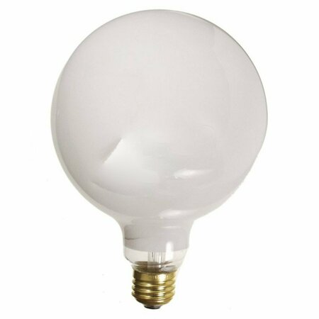 AMERICAN IMAGINATIONS 40W Round White G40 Globe Light Bulb AI-37553